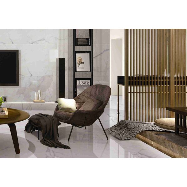 Popular Glazed Matte Marble Porcelain Tile 60x120 Cm Size Super Hardness