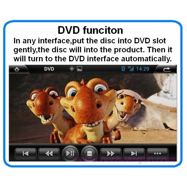 Ouchuangbo 2 din Touch Screen Android 4.2 Car DVD Stereo Radio System for Honda Civic (left) 2006-2011 OCB-7035C