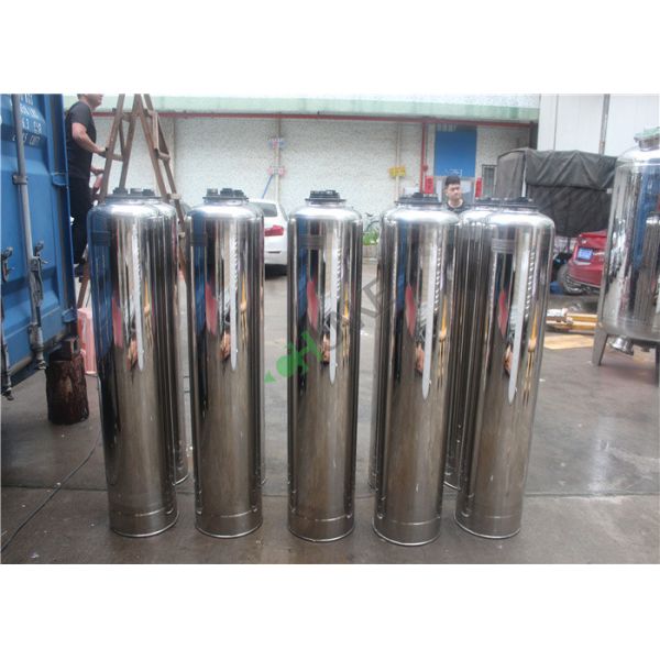SS304 Stainless Steel Water Filter Vessel Tank For RO Water Machine