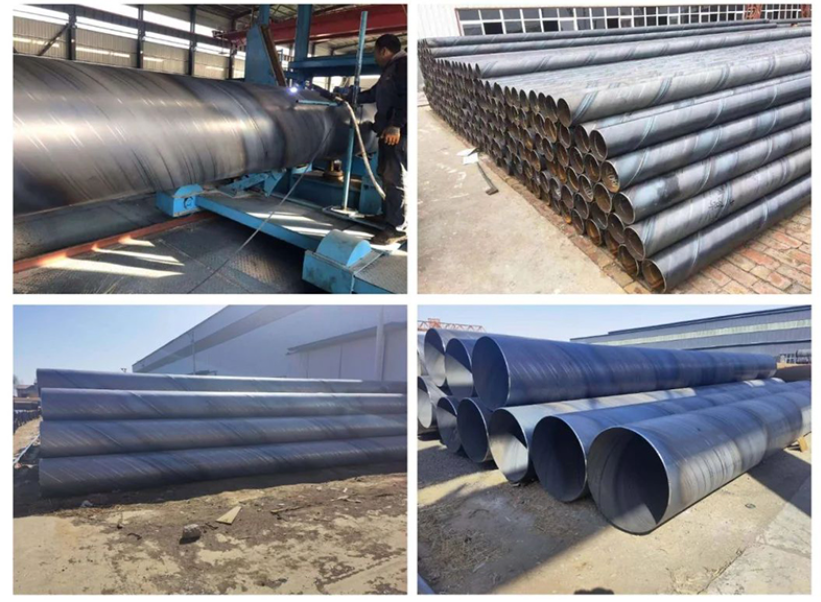 6m-18m SSAW Spiral Welded Steel Pipes Metal Spiral Tube For Hydropower Station Pipe