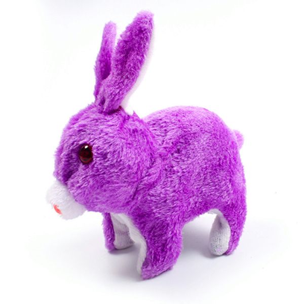 20cm Electric Motor Core Walking Sound Bunny Plush Toy