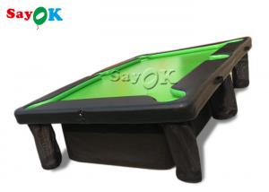 Cheap 0.9mm PVC Air Sealed Billiard Inflatable Snooker Table With Stand wholesale