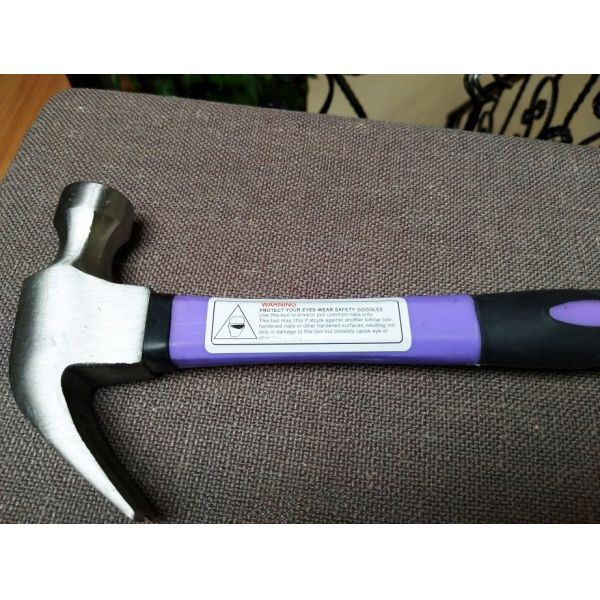 American Type Steel hand claw hammer with plastic handle (XL0008)