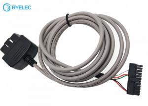 China ODB2 Male To Molex Microfit 3.0 43025-2400 With PVC Auto Car Diagnostic Extension Cable on sale