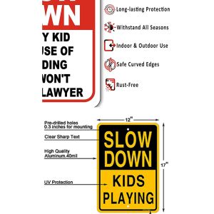 Reflective Speed Limit Signs