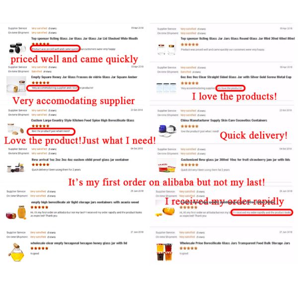 Prodcued Various Sizes Custom Kitchen Glass Food Storage Glass Mason Jar For Spice Cookie Candy