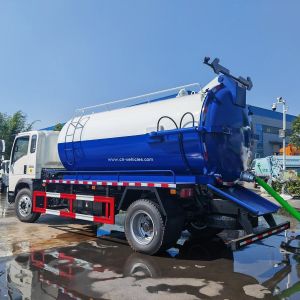 Sinotruck howo Vacuum Septic Tank Sewer Sewage Suction Truck
