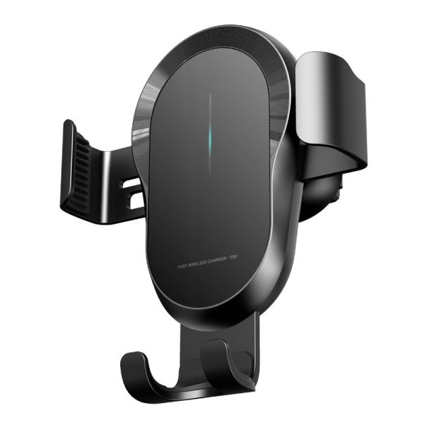 Fast Charging Wireless Car Charger Mount Auto Sensor For Samsung / Iphone