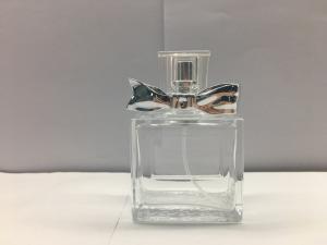 Cheap 50ml luxury empty perfume bottles With Ribbon Decoration Cap wholesale