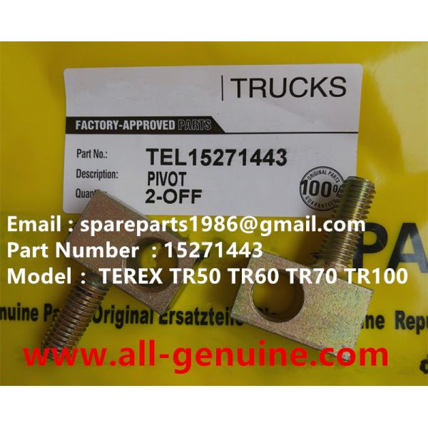 TEREX 15271443 PIVOT OFF HIGHWAY DUMP TRUCK TR35 TR50 TR60 TR100 3305B 3305F 3303 3307 TR45 TR70 MT4400 CUMMINS ALLISON