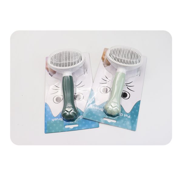 Grooming Pet Comb Brush Cat Paw Pet Hair Remover Stainless Steel Brushes Dog Cats