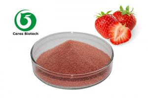 China 80 Mesh 20/1 Fruit Juice Powder Natural Strawberry Juice Powder on sale