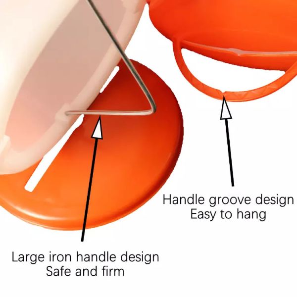 Chicken Feeders Poultry Farming Bucket Feeder Chicken Auto Feeder Broiler Farming Plastic Bucket