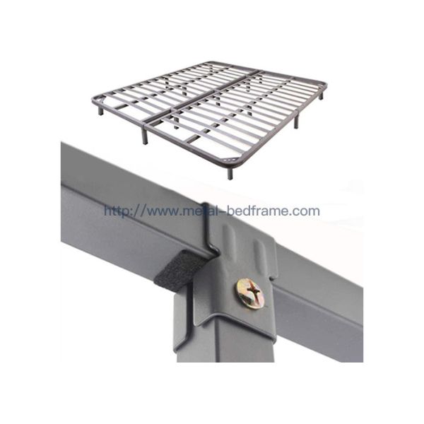 Black Adjustable Bed Frame Support Legs , Adjustable Height Center Support Leg For Bed Frame