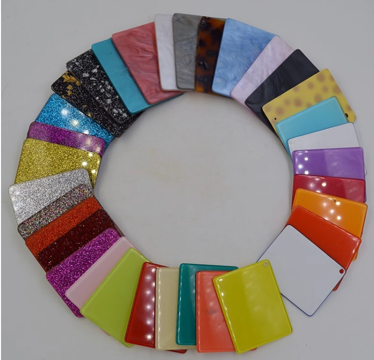 Popular Blue Acrylic Box Purse , Ladies Fashion Acrylic Clutch Purse Handbags