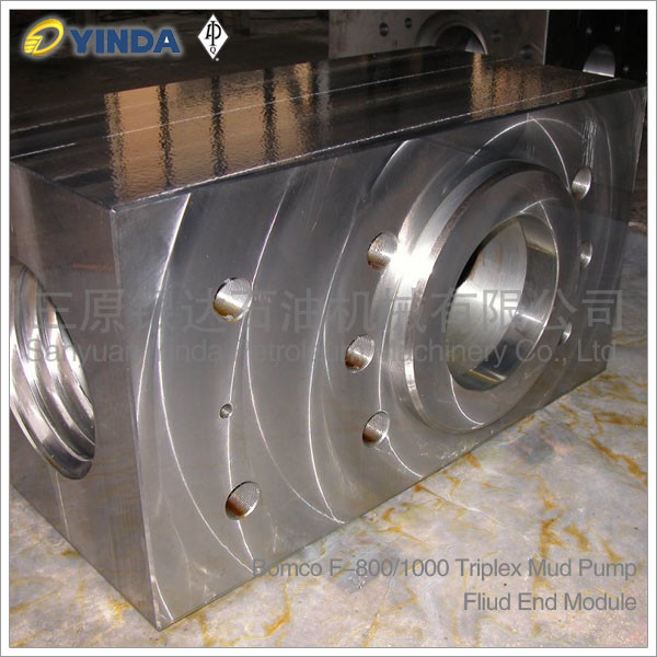 AH100101050100 Triplex Mud Pump Fluid End Module AH33001-05.01A.00 Bomco F-800/1000