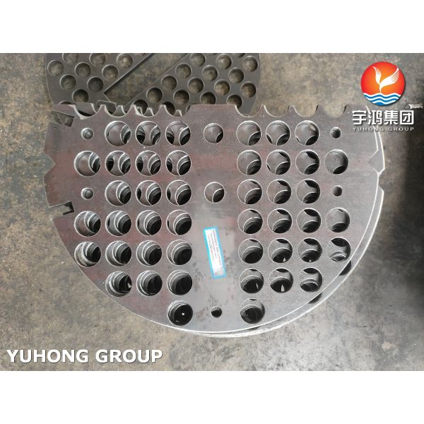 ASME SA516 Grade70 Carbon Steel Heat Exchanger Baffle Single Segmental 7.9MM Thickness