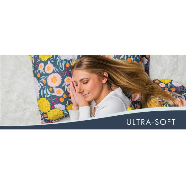 Super Soft Wrinkle Resistant Bedding Set, Premium Floral Printed Bed Sheets Set