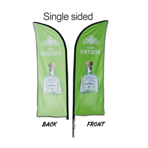 single side feather flags Custom Feather Flags Banners For Outdoor Advertising