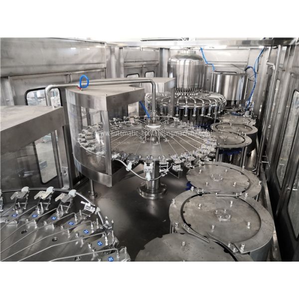 Pineapple Juice Rotary Filling Capping Automatic Bottling Machine Plc Based