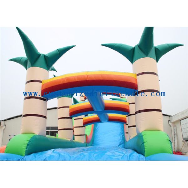 Colorful Funny Toy Kids Inflatable Water Slides For Outdoor Amusement Park