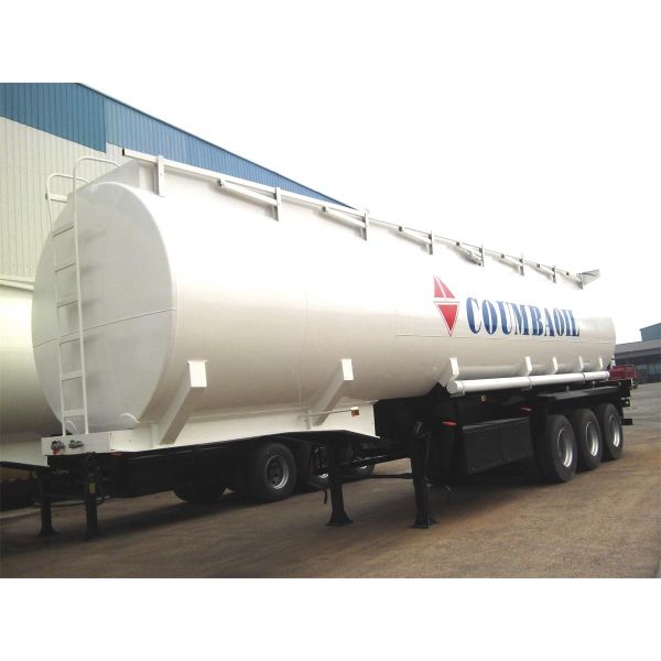 Fuel Haulage Fuel Delivery Truck Oil Tank Semi Trailer With Vapor Recovery