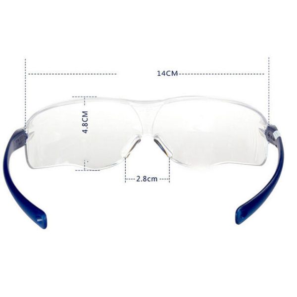 Protective PPE Safety Goggles , Site Safety Glasses Chemistry Eyewear For Dust