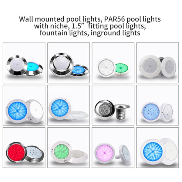 Top Quality 316LSS 150MM MINI Resin Filled LED Pool Light 7