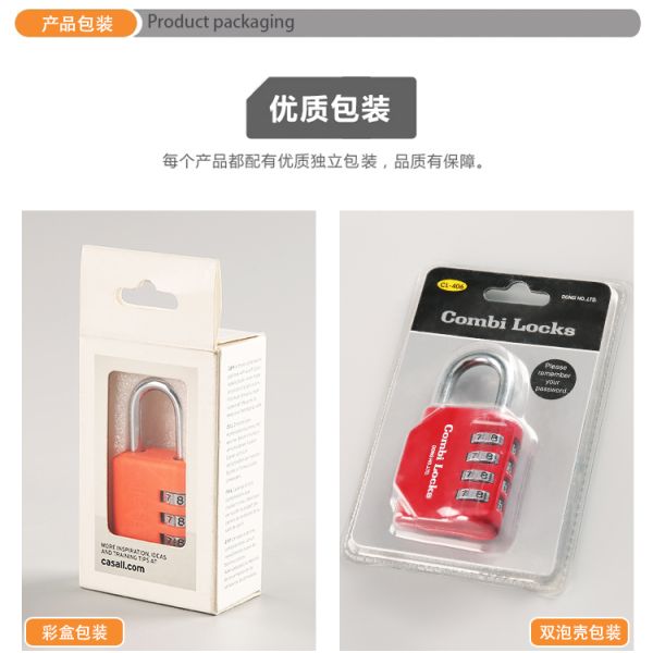 Digital Combination Luggage Padlock Password Padlock For Travel Luggages