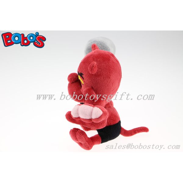 7"Custom Toy Customized Made Stuffed Animal Red Devil Monster Toy