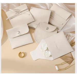 Buy cheap Jewellery Pouch Customized LOGO Apricot Microfiber Velvet Bag Envelope Bag Anti from wholesalers
