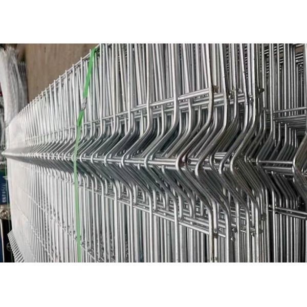 Economical 3D Folded V Shape Welded Wire Mesh Fence Panels With 55x200mm Mesh