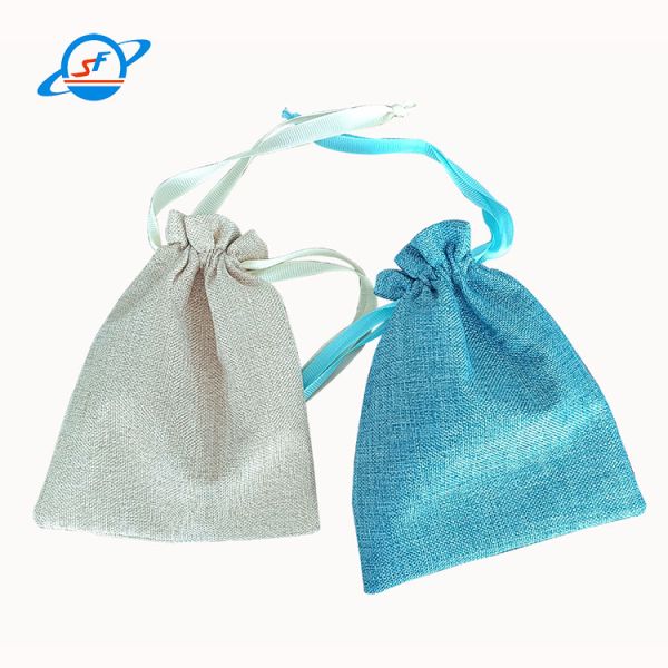 Custom High Quality supplier jewelry gift bag purple gift bag Small Leather Packaging Bag Jewelry Pouch