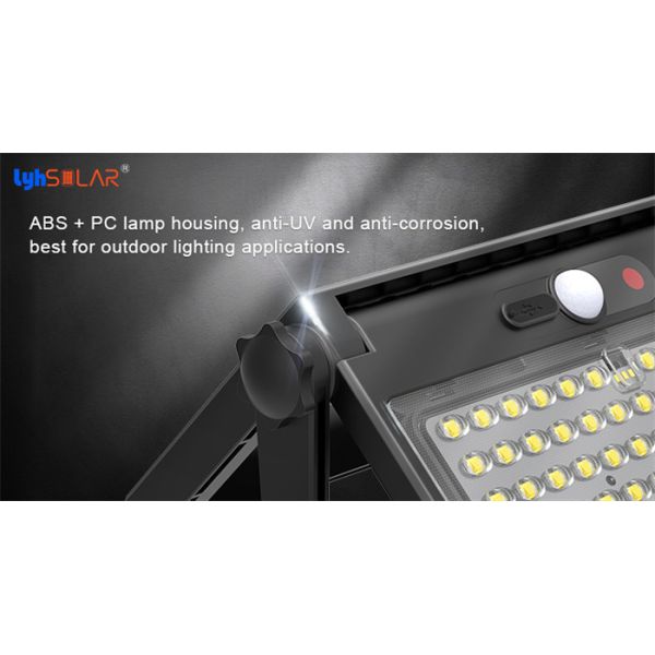 IP65 Waterproof 8W Solar Flood Lights Outdoor With CE RoHS Approval