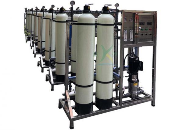 Quality 20ft Containerized RO Water Treatment System / Fiber Glass Purification Water Plant for sale