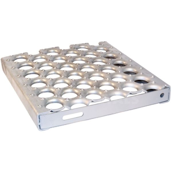 Aluminum Perforated Metal Sheet Perf O Grip Safety Grip Strut Grating Floor