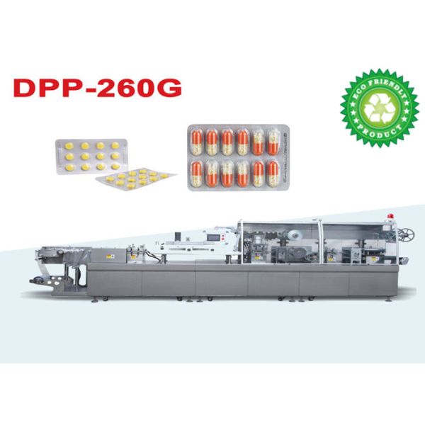 High Capacity Flat Type Alu PVC Capsule Blister Packing Machine
