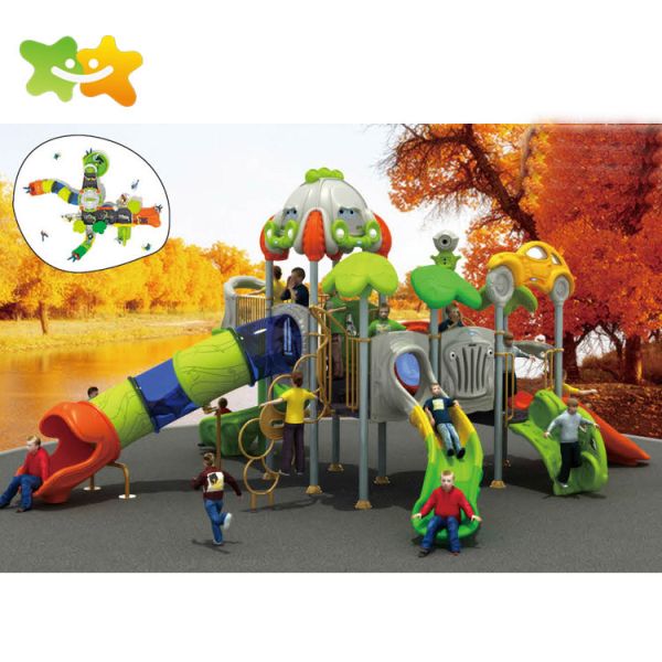 Residential Park Toddler Outdoor Playground Equipment Plastic Slide