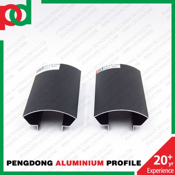 Wooden Grain Colour Aluminium U Channel For Handrail Pergola Balcony Fency Tubes Exported To South America