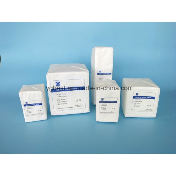 First Aid Soft Medical Gauze Swabs High Absorbency For Wound Dressing