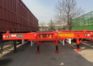 China 40 Feet Container Carrying Semi Trailer With JOST Landing Leg on sale