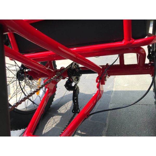 White Color Three Wheel Electric Scooter Power 351 - 500w Net Weight 35kg