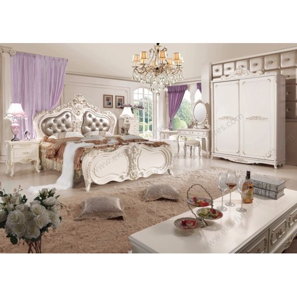 China bed making factory high quality fashionable king size bed 6018