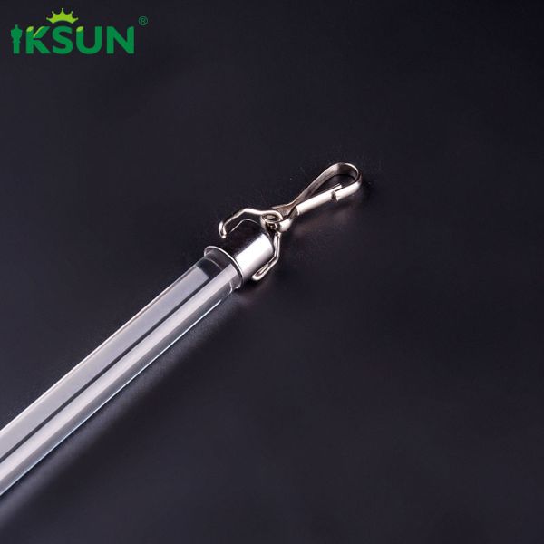 Plexiglass Acrylic Curtain Pull Wands , Clear Drapery Wand Invisible Heavy Duty