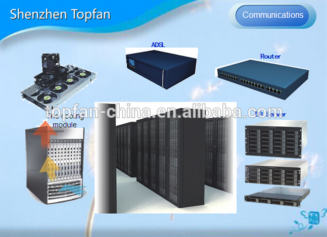 High Efficiency GPU Cooling DC Brushless Fan 12V Axial Fan Motor For Machine Equipment