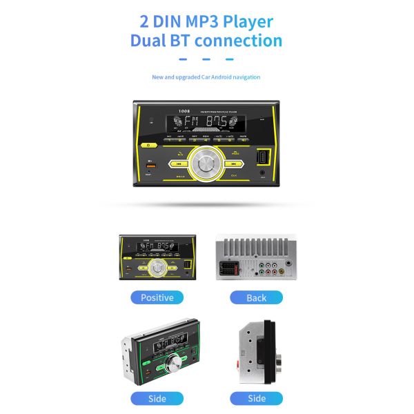 MP3 2 DIN Bluetooth Car Mount Tablet Android CE