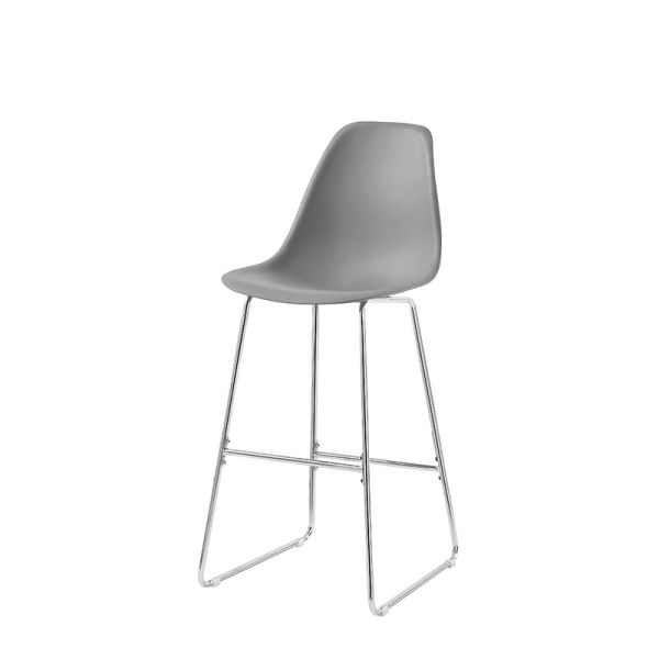 European Bar Stool Chair Stainless Steel Leg Minimalist Coffee Bar Furniture