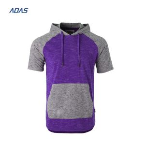 Cheap Anti Wrinkle Knitted Bleach Sublimation Hoodie T Shirts Weaving Custom wholesale