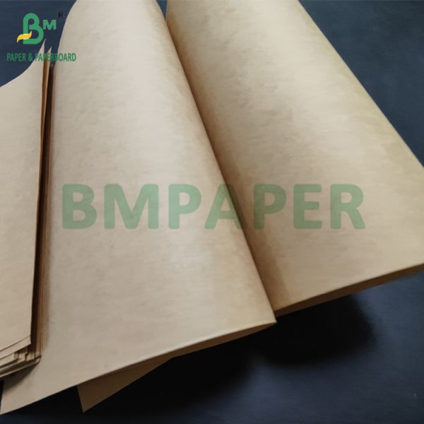 75gsm High Porosity Brown Sack Kraft Paper For Cement Packaging 100 x 69cm