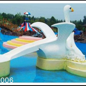 Commercial Fiberglass Water Pool Slides with Interesting Cartoon Shaped